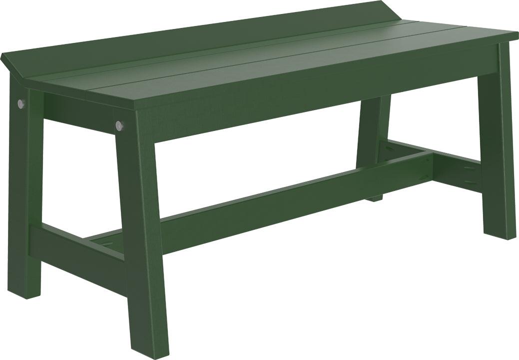 LuxCraft Recycled Plastic 41" Café Dining Bench - LEAD TIME TO SHIP 3 TO 4 WEEKS