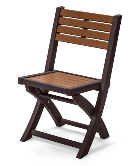 Perfect Choice Recycled Plastic Small Spaces Folding Chair - LEAD TIME TO SHIP 4 WEEKS OR LESS