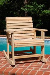 LA Swings Inc. 2 ft Cypress Rollback Rocking Chair - LEAD TIME TO SHIP  (UNFINISHED 7 BUSINESS DAYS) - (FINISHED 15 BUSINESS DAYS)