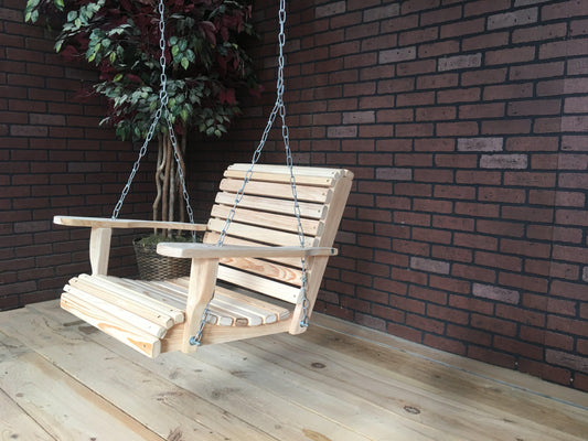 la cypress unfinished child swing side view