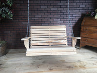 la cypress roll back porch swing unfinished