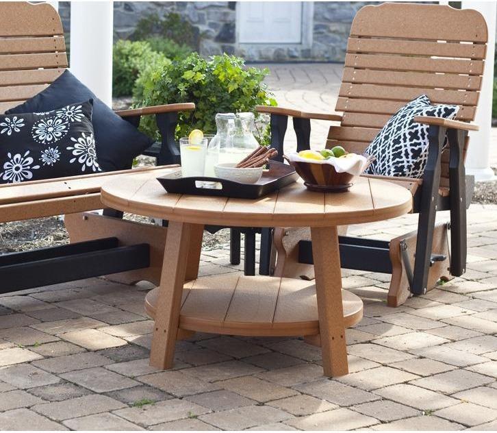 Leisure Lawns Amish Made Recycled Plastic Conversation Table Model #69 - LEAD TIME TO SHIP 4 WEEKS OR LESS