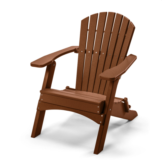 Perfect Choice Recycled Plastic Classic Folding Adirondack Chair - LEAD TIME TO SHIP 4 WEEKS OR LESS