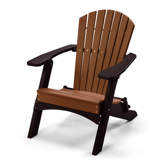 Perfect Choice Recycled Plastic Classic Folding Adirondack Chair - LEAD TIME TO SHIP 4 WEEKS OR LESS