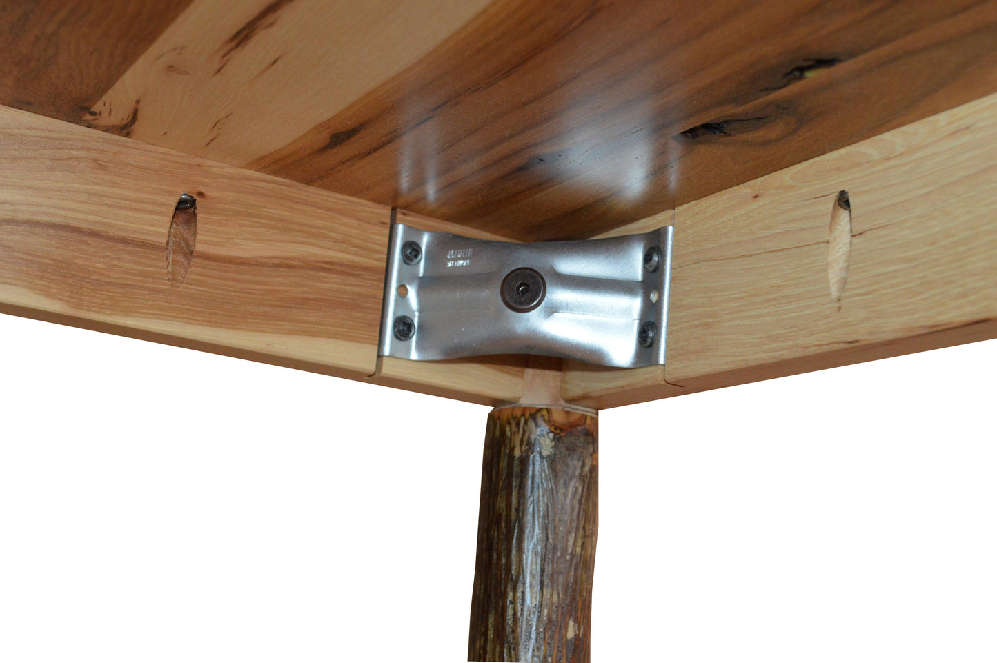 A&L Furniture Co. Hickory Solid Wood End Table with Shelf - LEAD TIME TO SHIP 10 BUSINESS DAYS