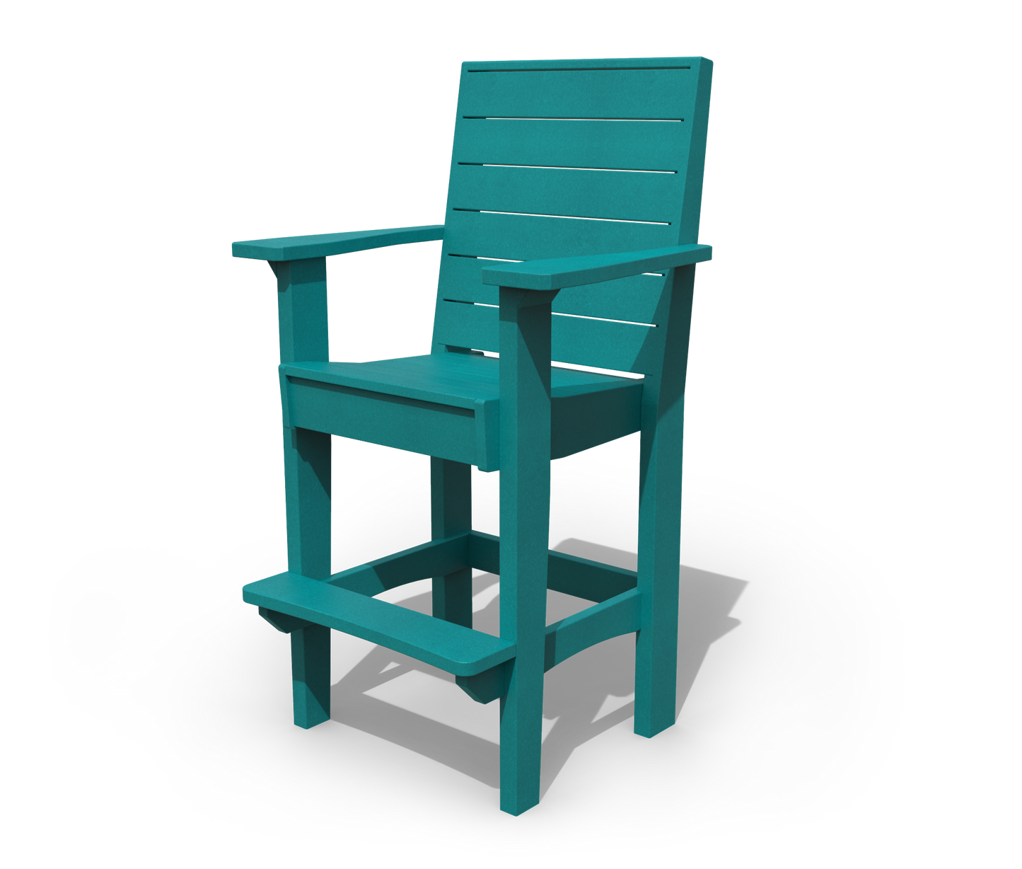 Patiova Recycled Plastic Coastal Bar Chair - LEAD TIME TO SHIP 3 WEEKS