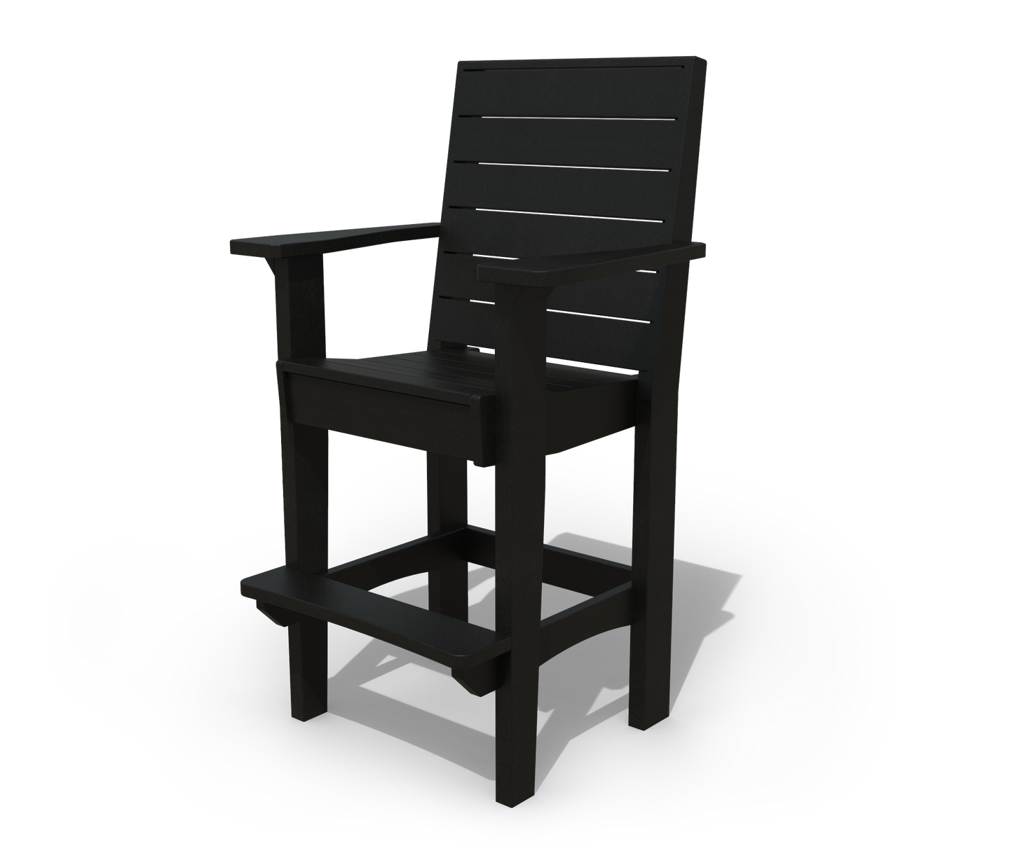 Patiova Recycled Plastic Coastal Bar Chair - LEAD TIME TO SHIP 3 WEEKS