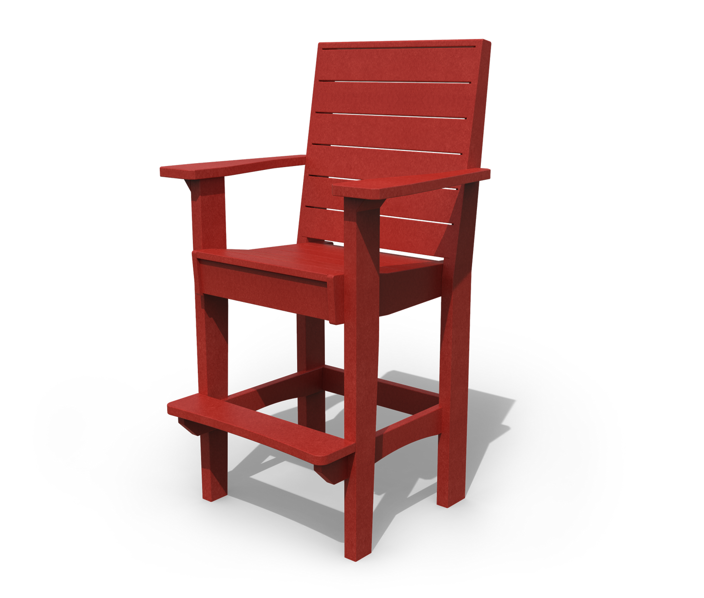 Patiova Recycled Plastic Coastal Bar Chair - LEAD TIME TO SHIP 3 WEEKS
