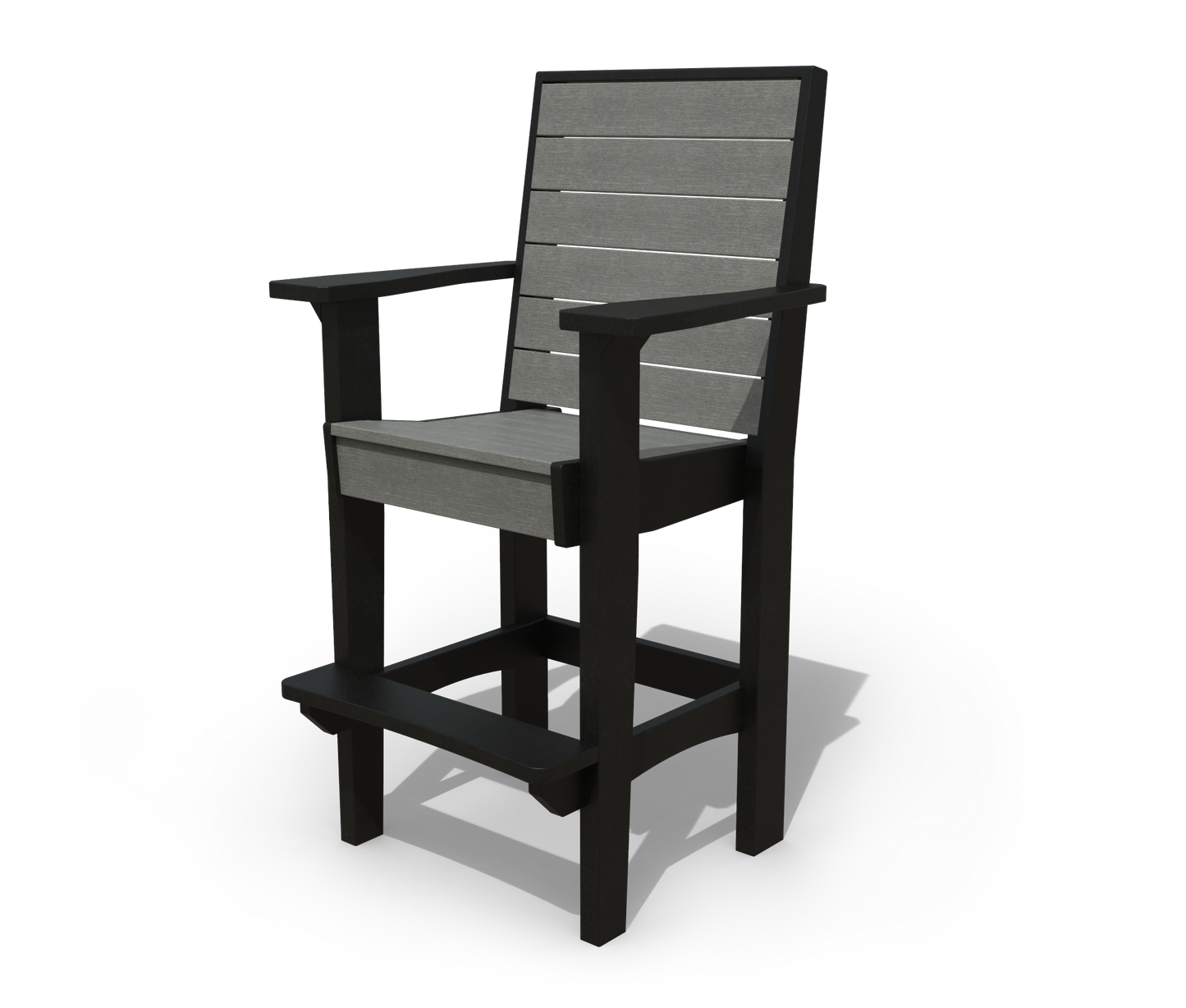 Patiova Recycled Plastic Coastal Bar Chair - LEAD TIME TO SHIP 3 WEEKS