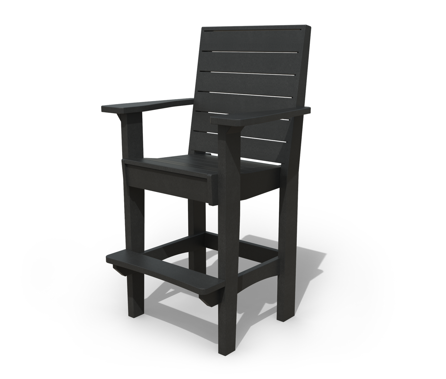 Patiova Recycled Plastic Coastal Bar Chair - LEAD TIME TO SHIP 3 WEEKS