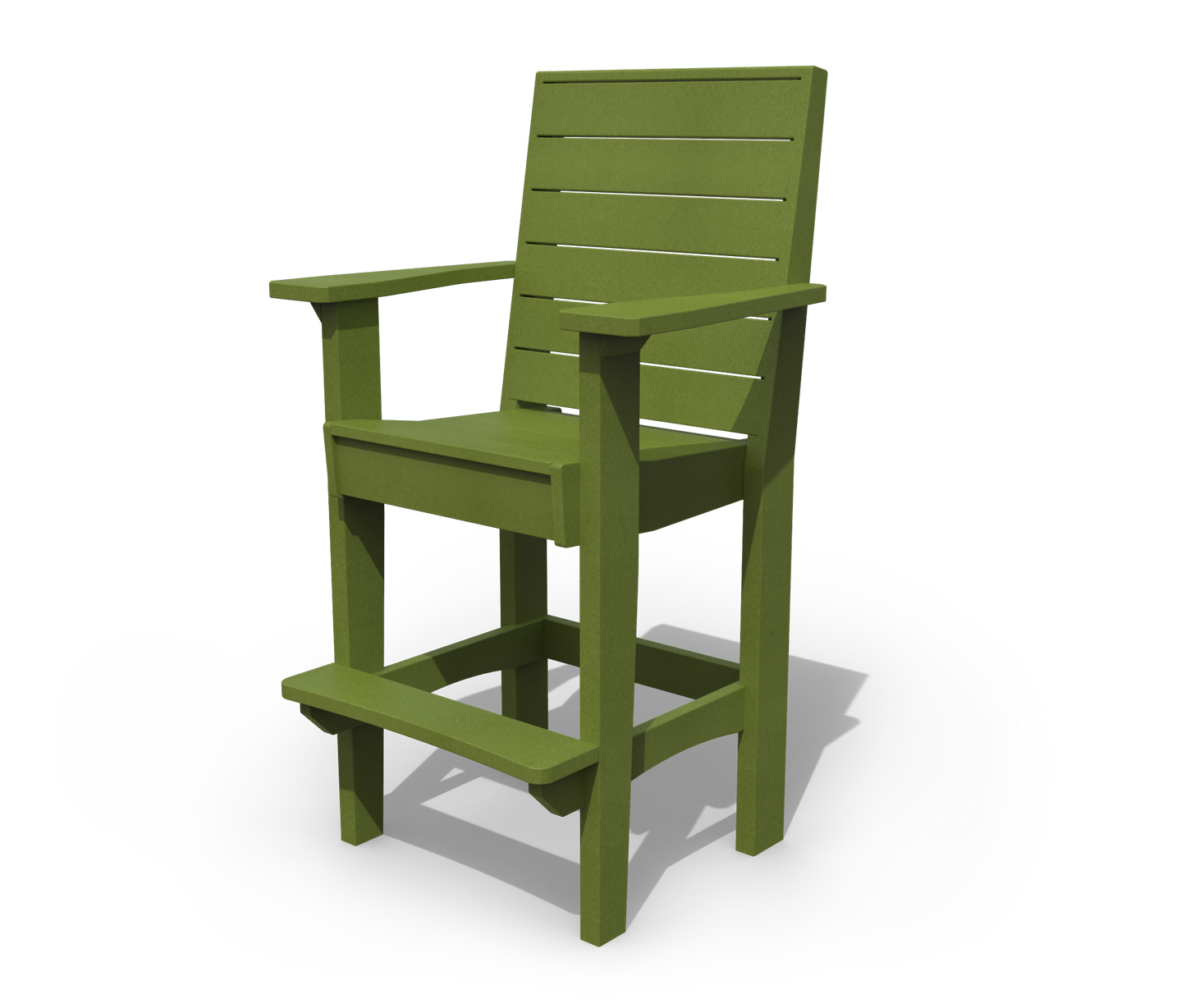 Patiova Recycled Plastic Coastal Bar Chair - LEAD TIME TO SHIP 3 WEEKS