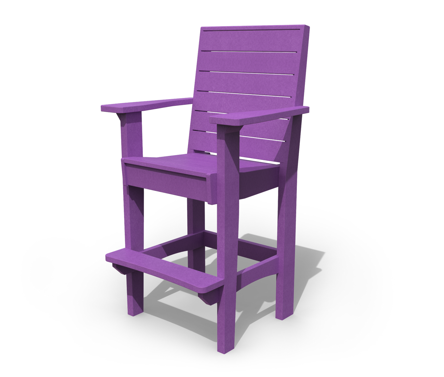 Patiova Recycled Plastic Coastal Bar Chair - LEAD TIME TO SHIP 3 WEEKS