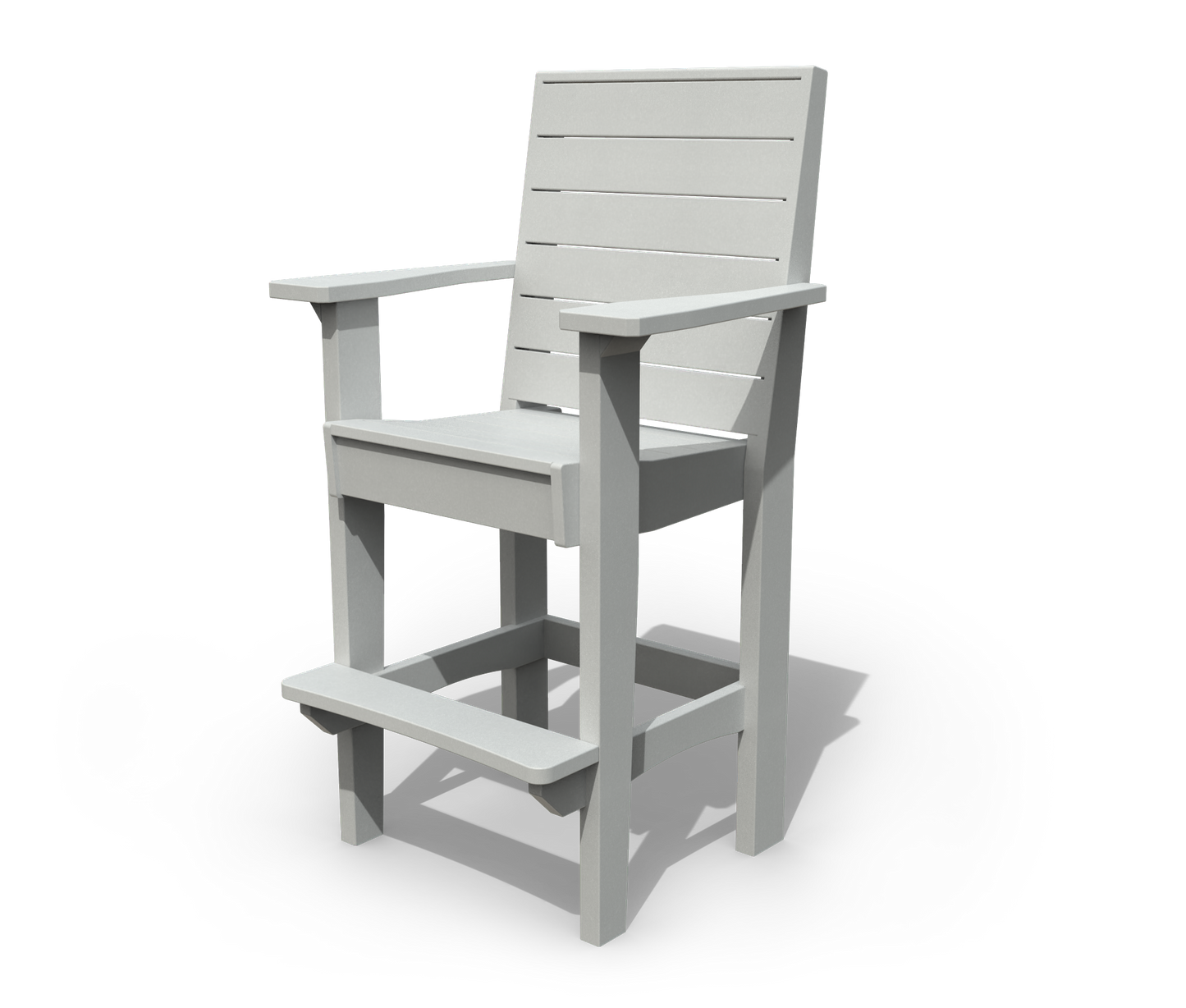 Patiova Recycled Plastic Coastal Bar Chair - LEAD TIME TO SHIP 3 WEEKS