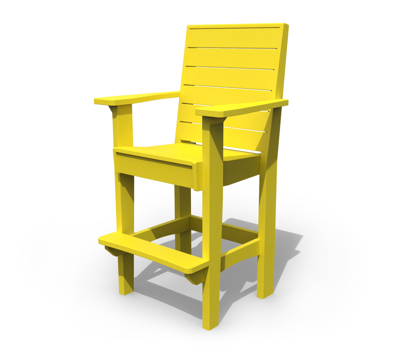 Patiova Recycled Plastic Coastal Bar Chair - LEAD TIME TO SHIP 3 WEEKS