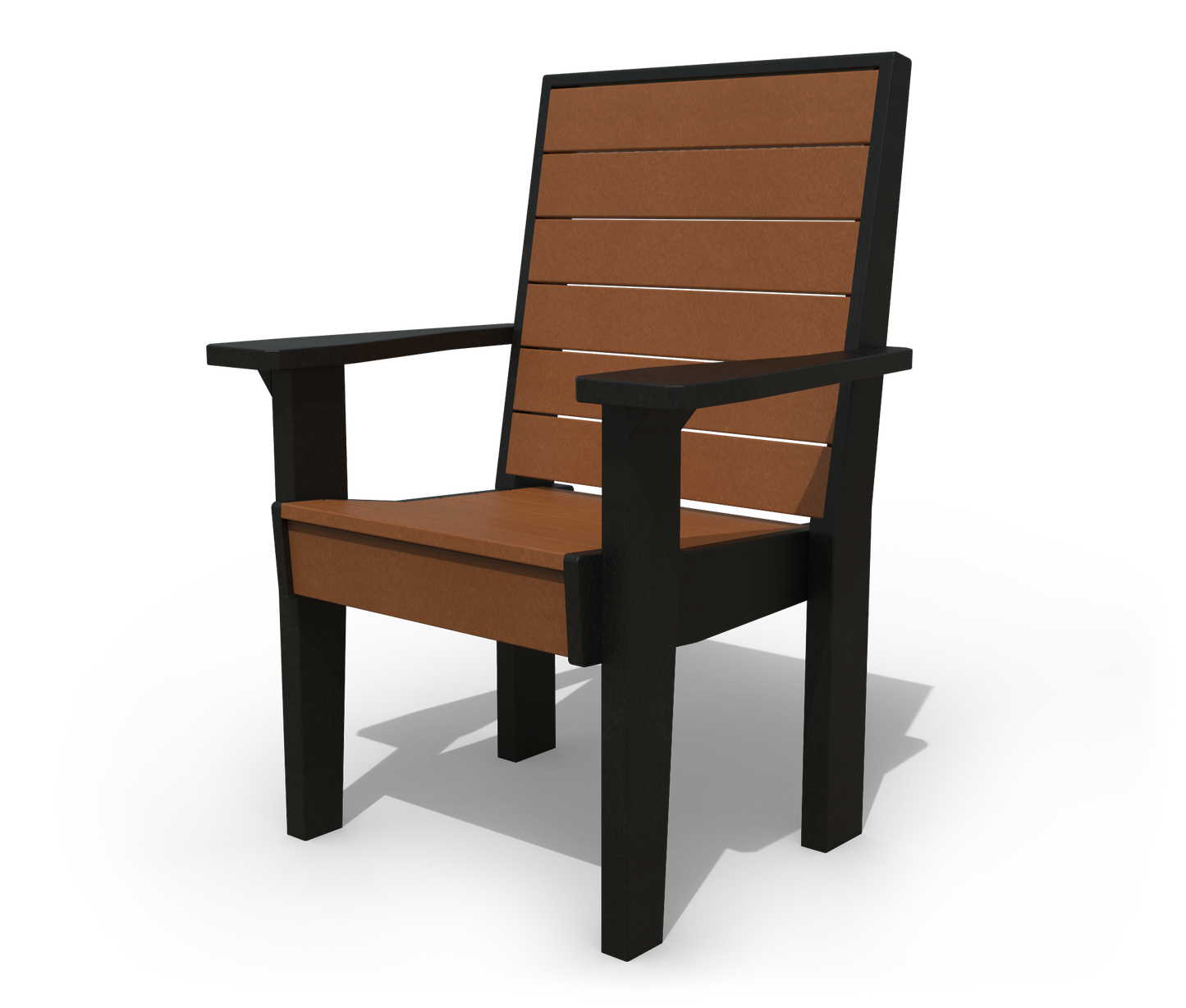Patiova Recycled Plastic Coastal Dining Arm Chair - LEAD TIME TO SHIP 3 WEEKS