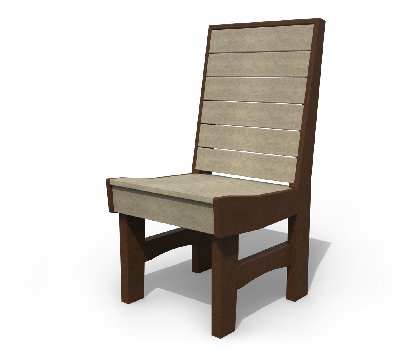 Patiova Recycled Plastic Coastal Dining Side Chair - LEAD TIME TO SHIP 3 WEEKS