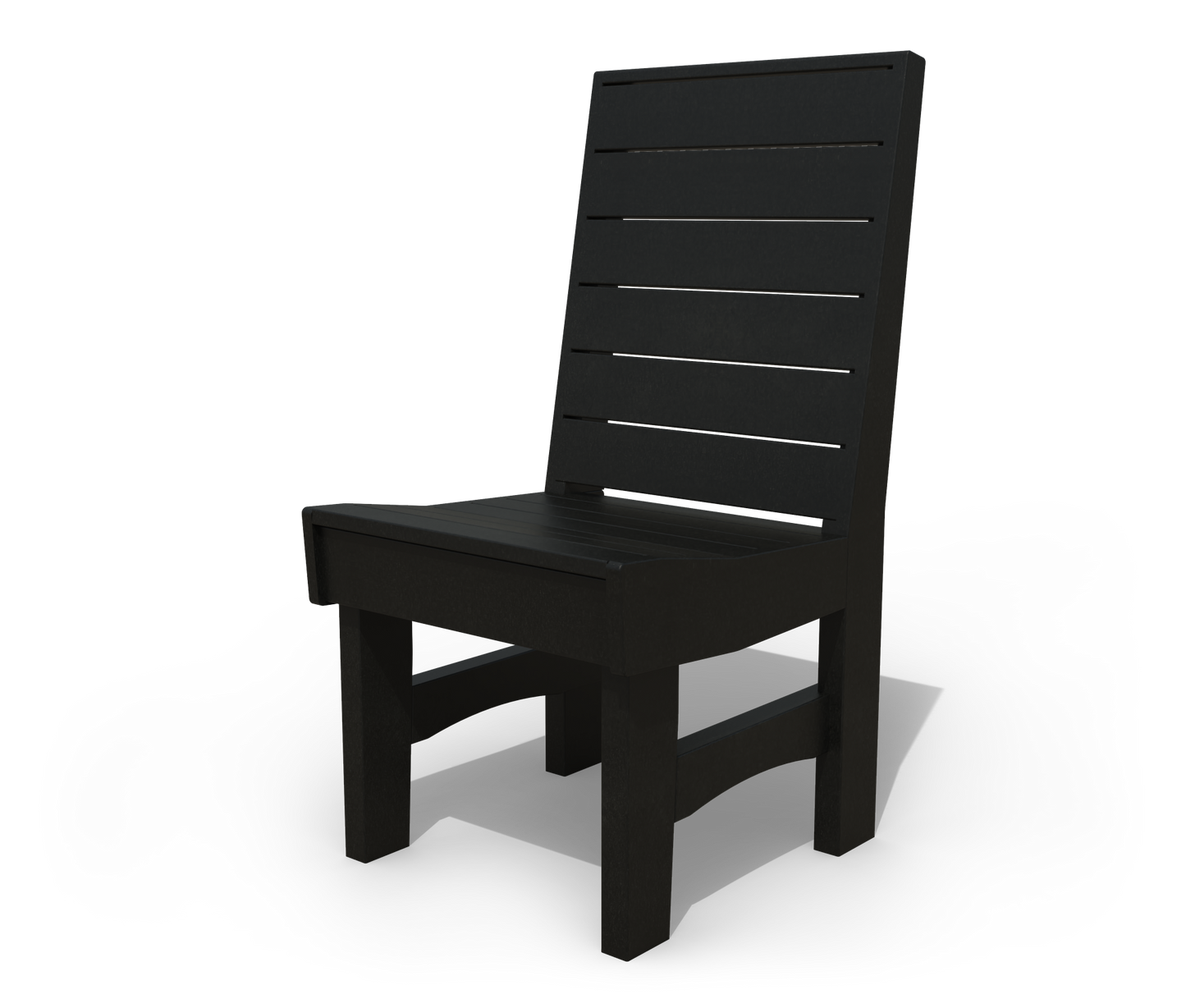 Patiova Recycled Plastic Coastal Dining Side Chair - LEAD TIME TO SHIP 3 WEEKS
