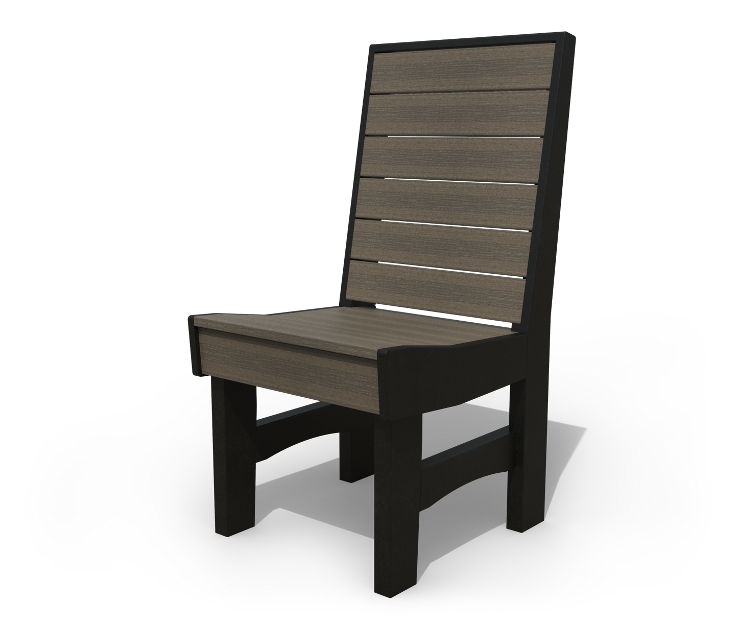 Patiova Recycled Plastic Coastal Dining Side Chair - LEAD TIME TO SHIP 3 WEEKS