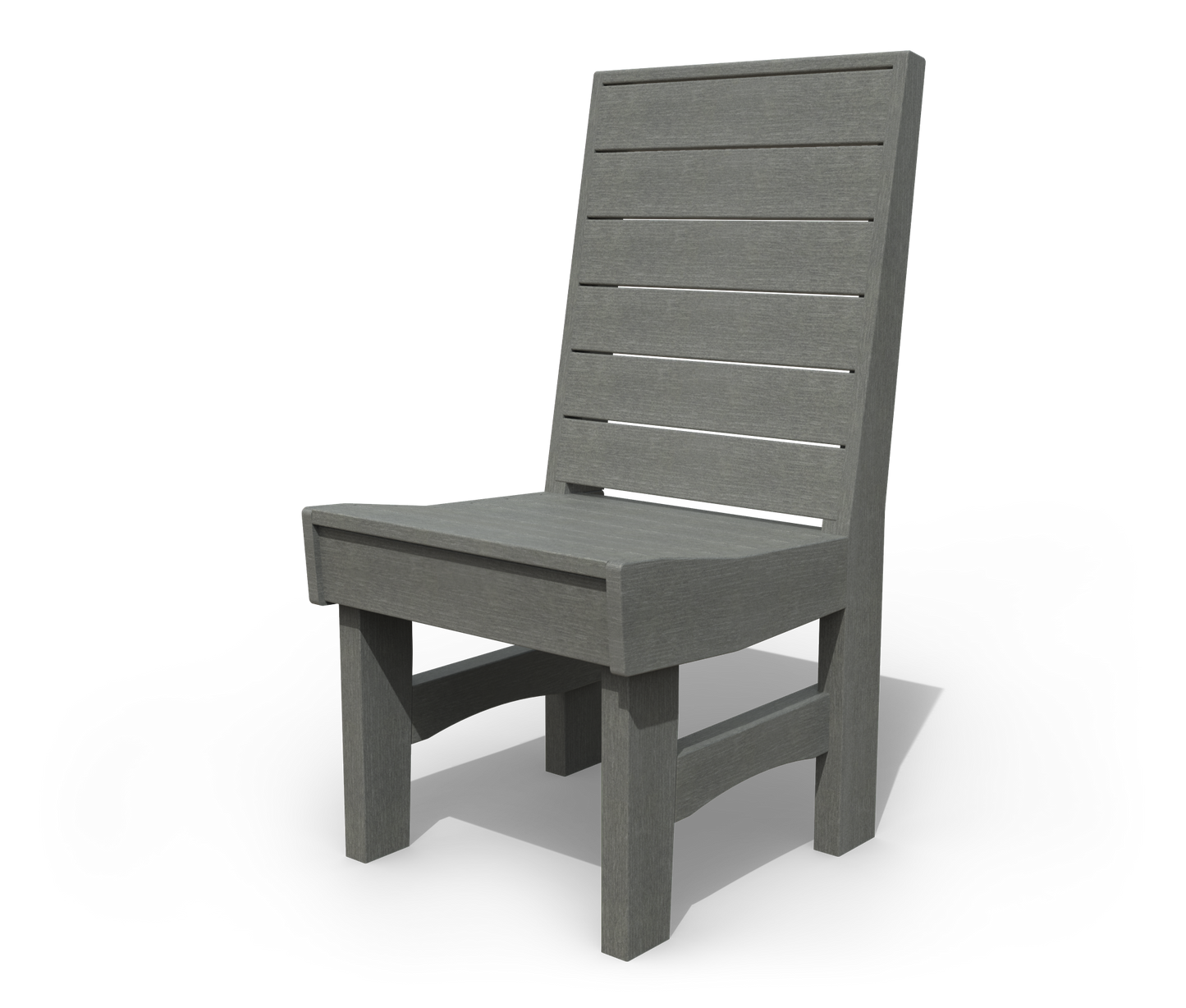 Patiova Recycled Plastic Coastal Dining Side Chair - LEAD TIME TO SHIP 3 WEEKS