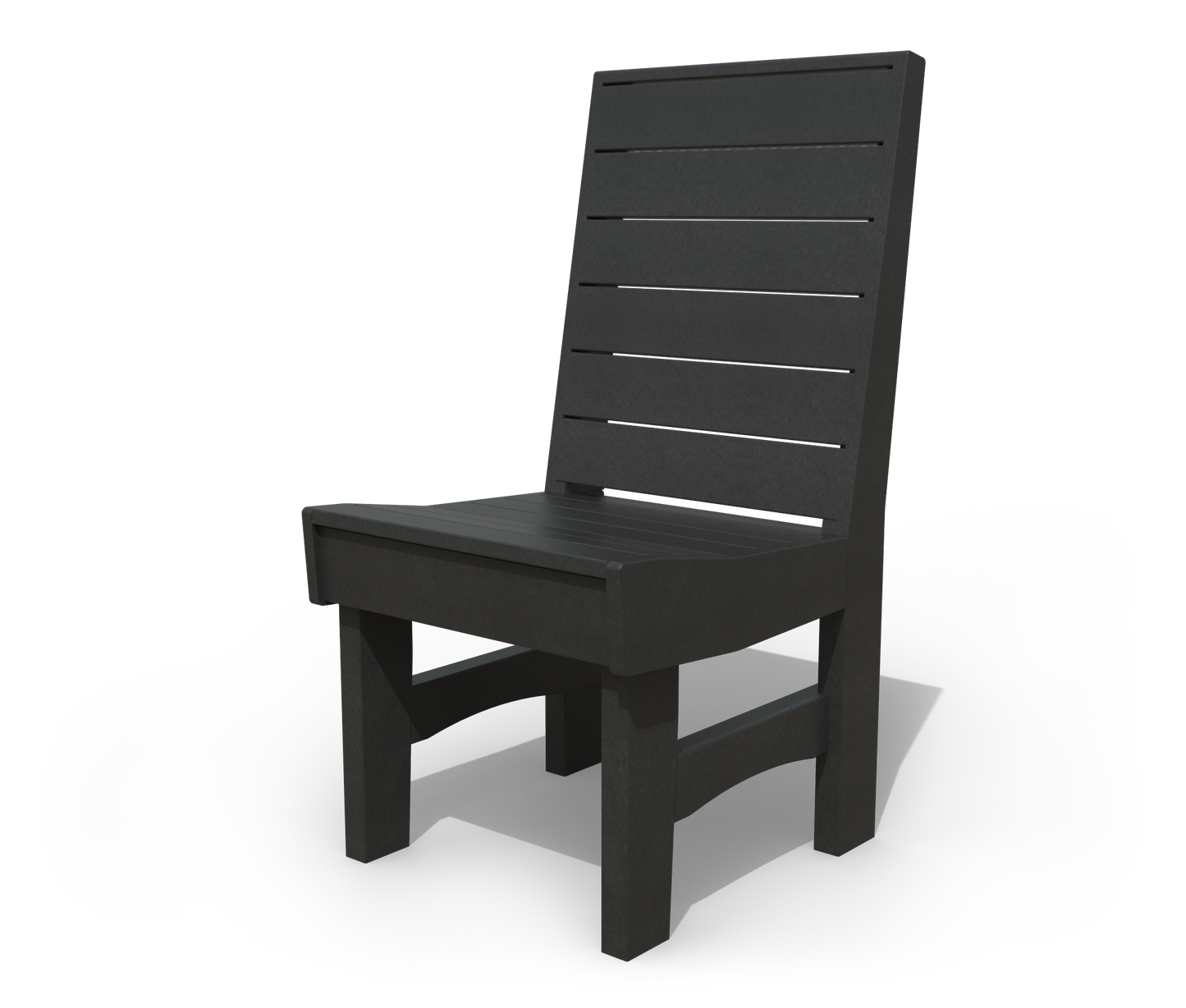 Patiova Recycled Plastic Coastal Dining Side Chair - LEAD TIME TO SHIP 3 WEEKS