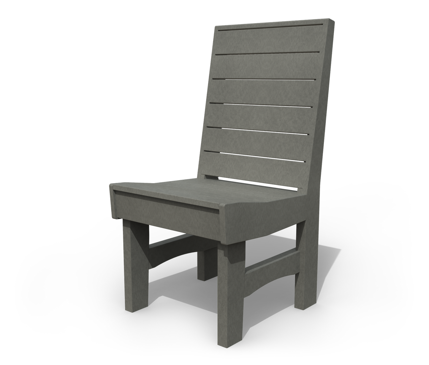 Patiova Recycled Plastic Coastal Dining Side Chair - LEAD TIME TO SHIP 3 WEEKS
