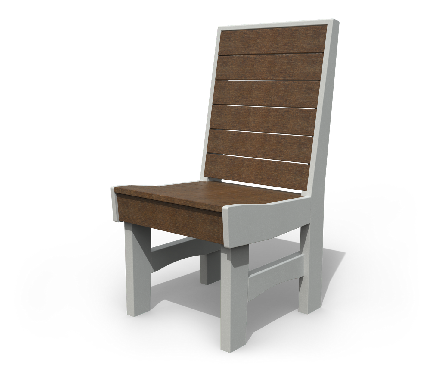 Patiova Recycled Plastic Coastal Dining Side Chair - LEAD TIME TO SHIP 3 WEEKS