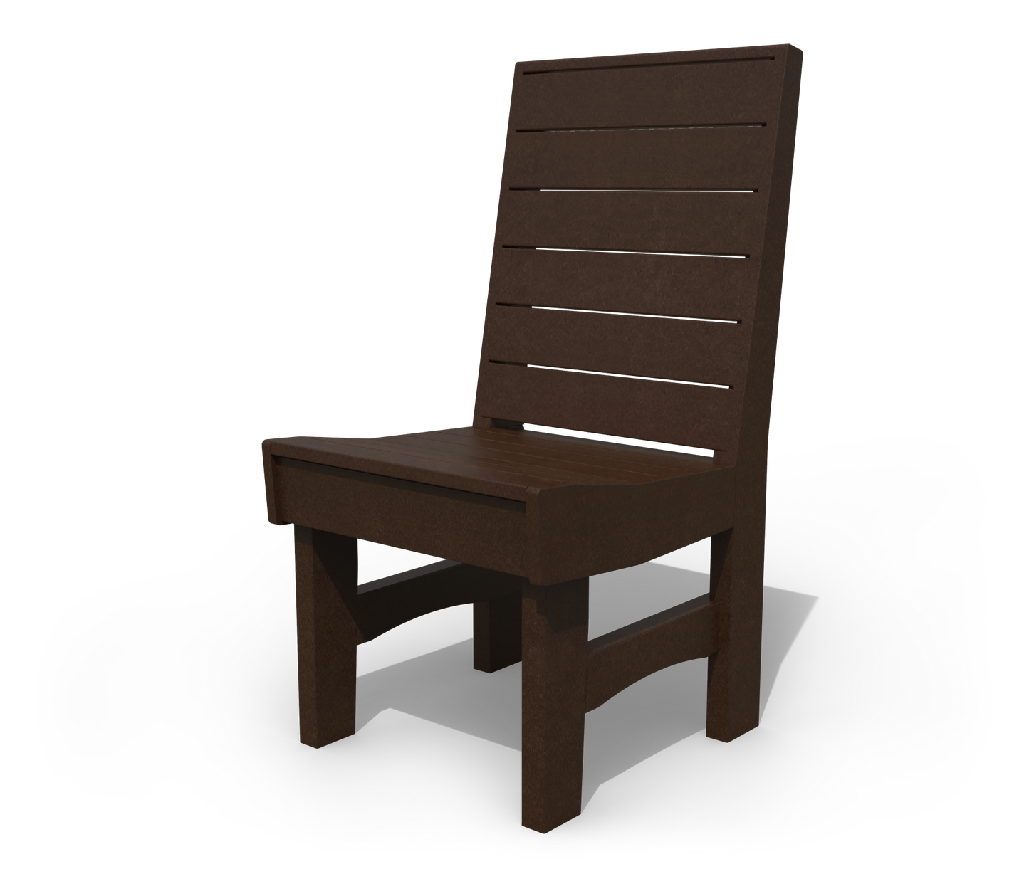 Patiova Recycled Plastic Coastal Dining Side Chair - LEAD TIME TO SHIP 3 WEEKS