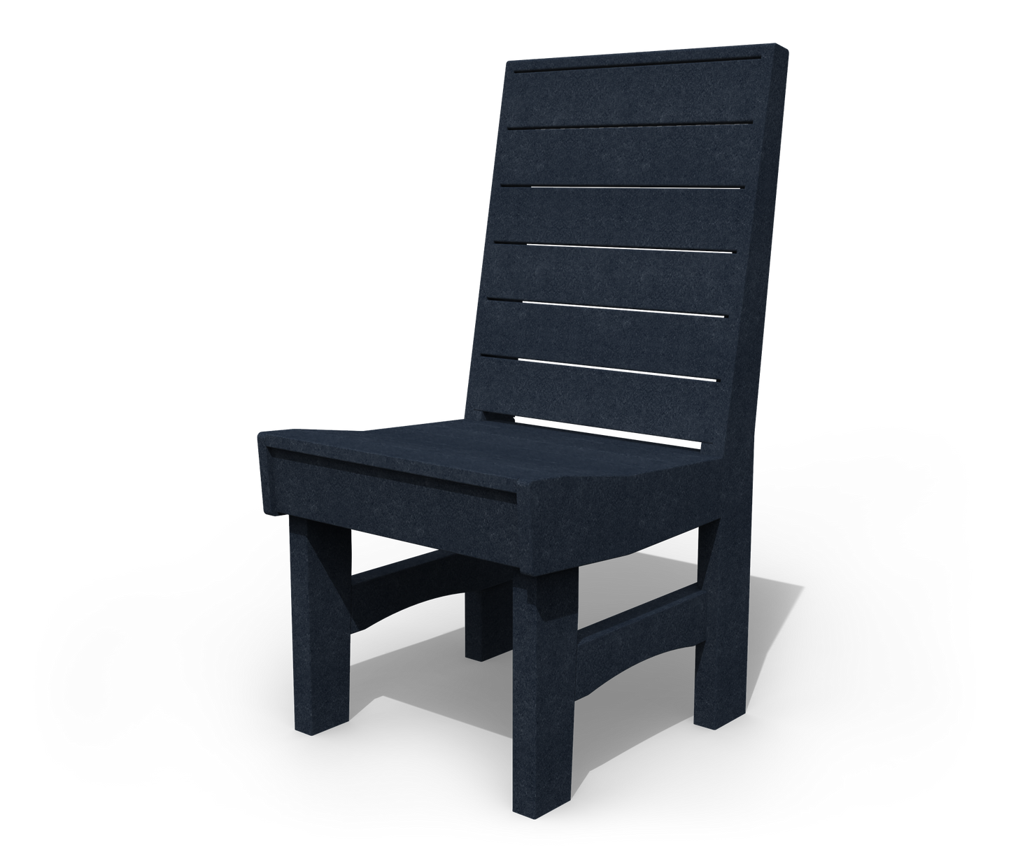 Patiova Recycled Plastic Coastal Dining Side Chair - LEAD TIME TO SHIP 3 WEEKS