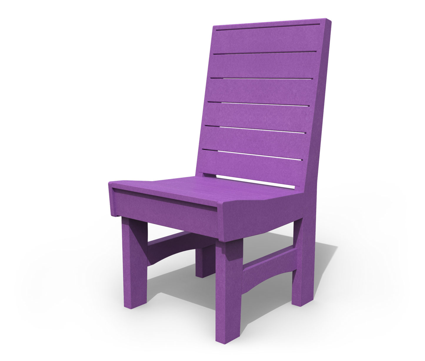 Patiova Recycled Plastic Coastal Dining Side Chair - LEAD TIME TO SHIP 3 WEEKS