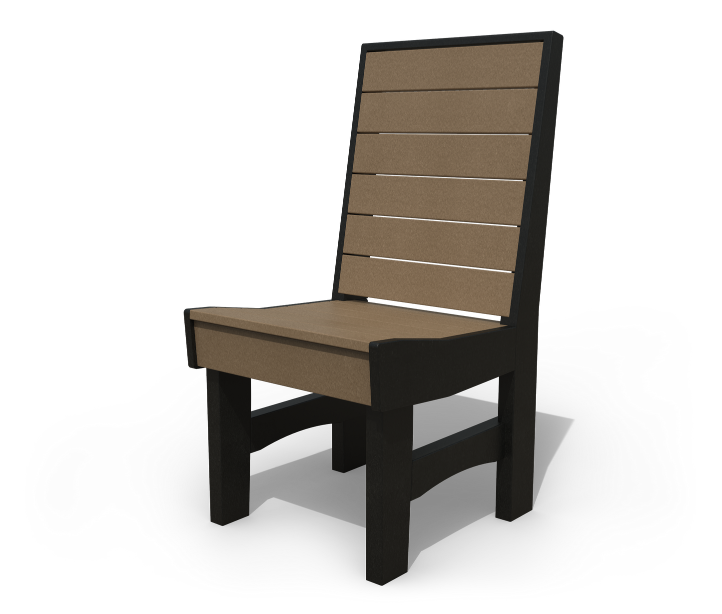 Patiova Recycled Plastic Coastal Dining Side Chair - LEAD TIME TO SHIP 3 WEEKS