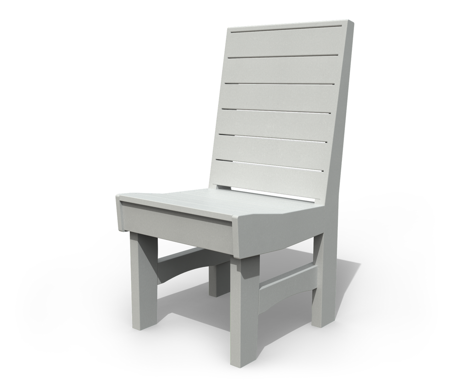 Patiova Recycled Plastic Coastal Dining Side Chair - LEAD TIME TO SHIP 3 WEEKS