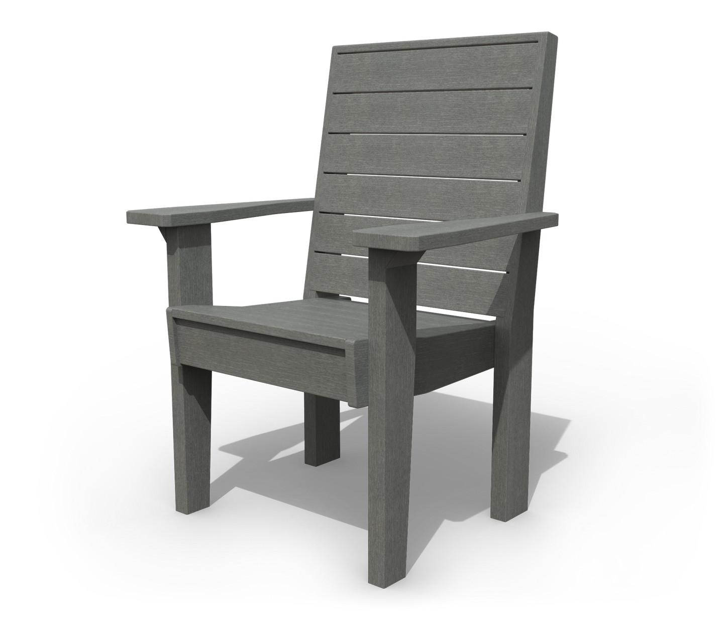 Patiova Recycled Plastic Coastal Dining Arm Chair - LEAD TIME TO SHIP 3 WEEKS
