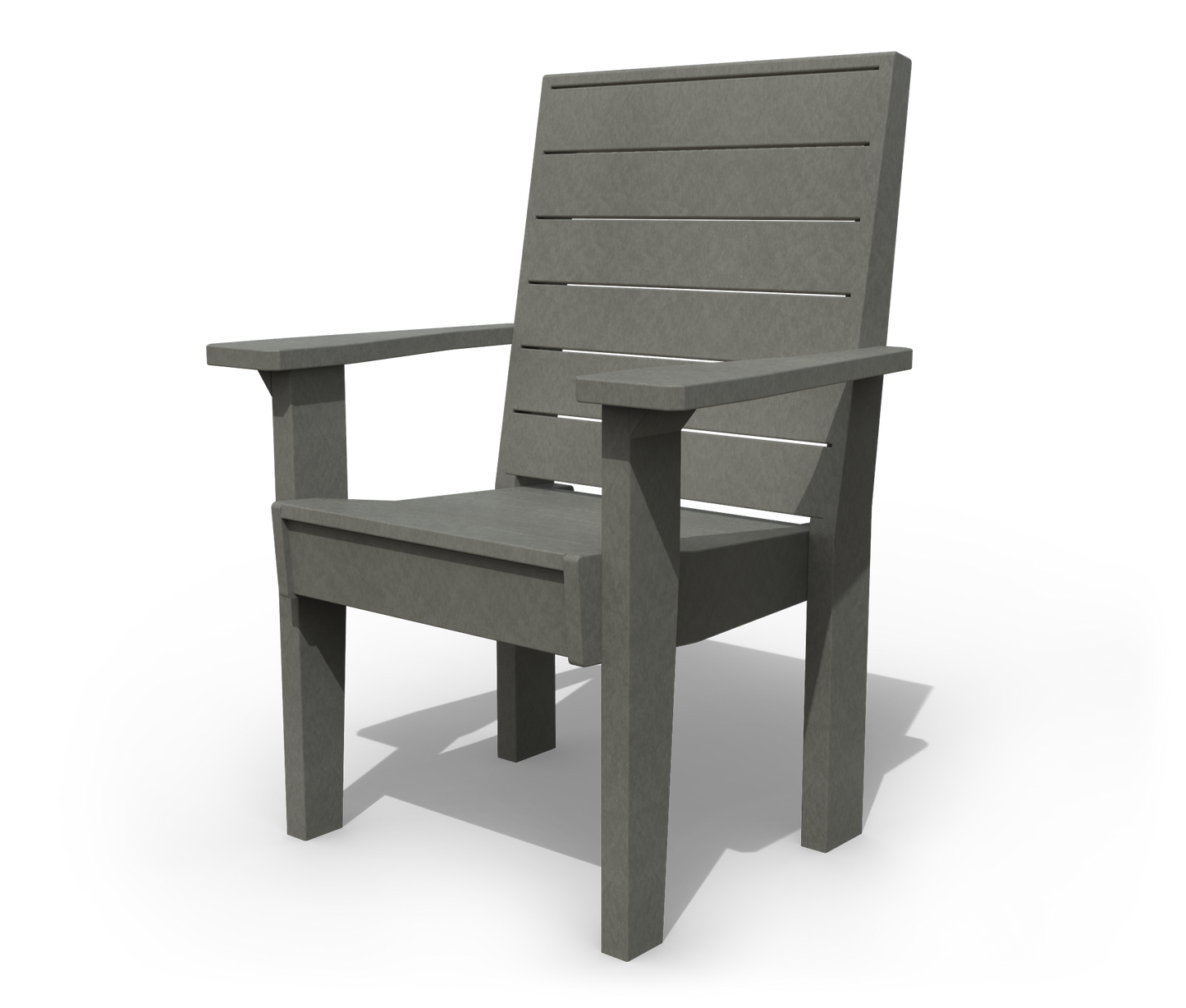 Patiova Recycled Plastic Urban Harbour Dining Arm Chair - LEAD TIME TO SHIP 4 WEEKS