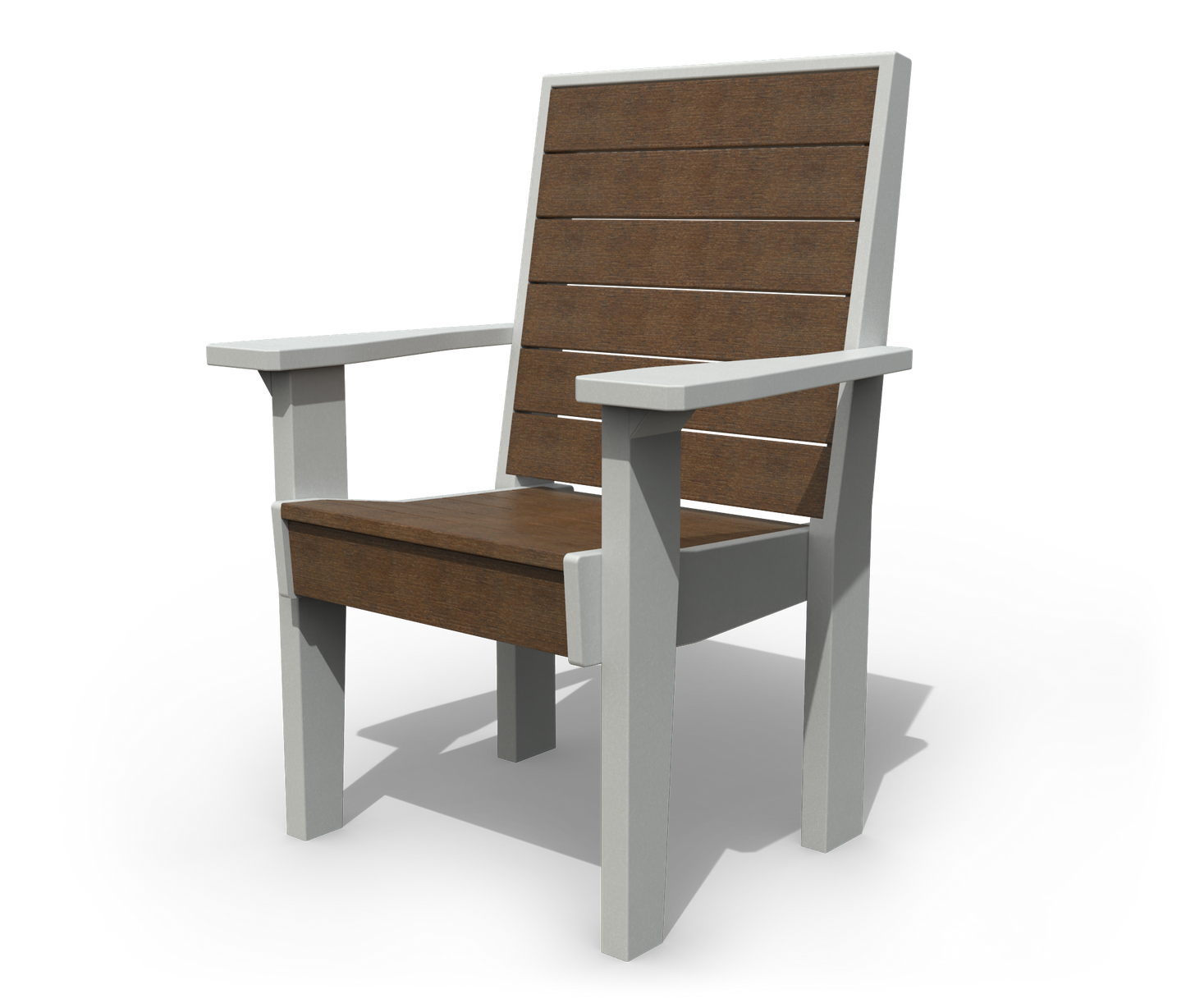 Patiova Recycled Plastic Coastal Dining Arm Chair - LEAD TIME TO SHIP 3 WEEKS