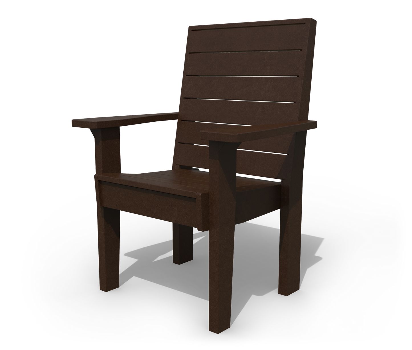 Patiova Recycled Plastic Coastal Dining Arm Chair - LEAD TIME TO SHIP 3 WEEKS