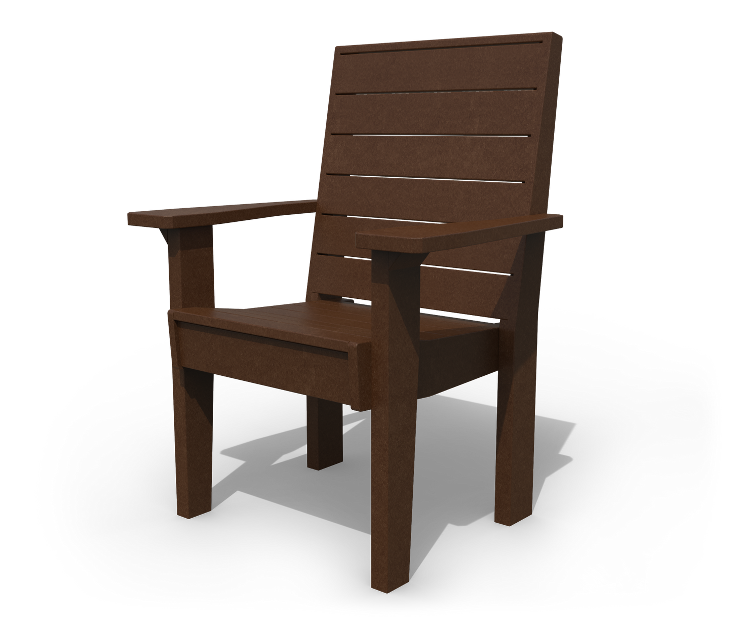 Patiova Recycled Plastic Coastal Dining Arm Chair - LEAD TIME TO SHIP 3 WEEKS