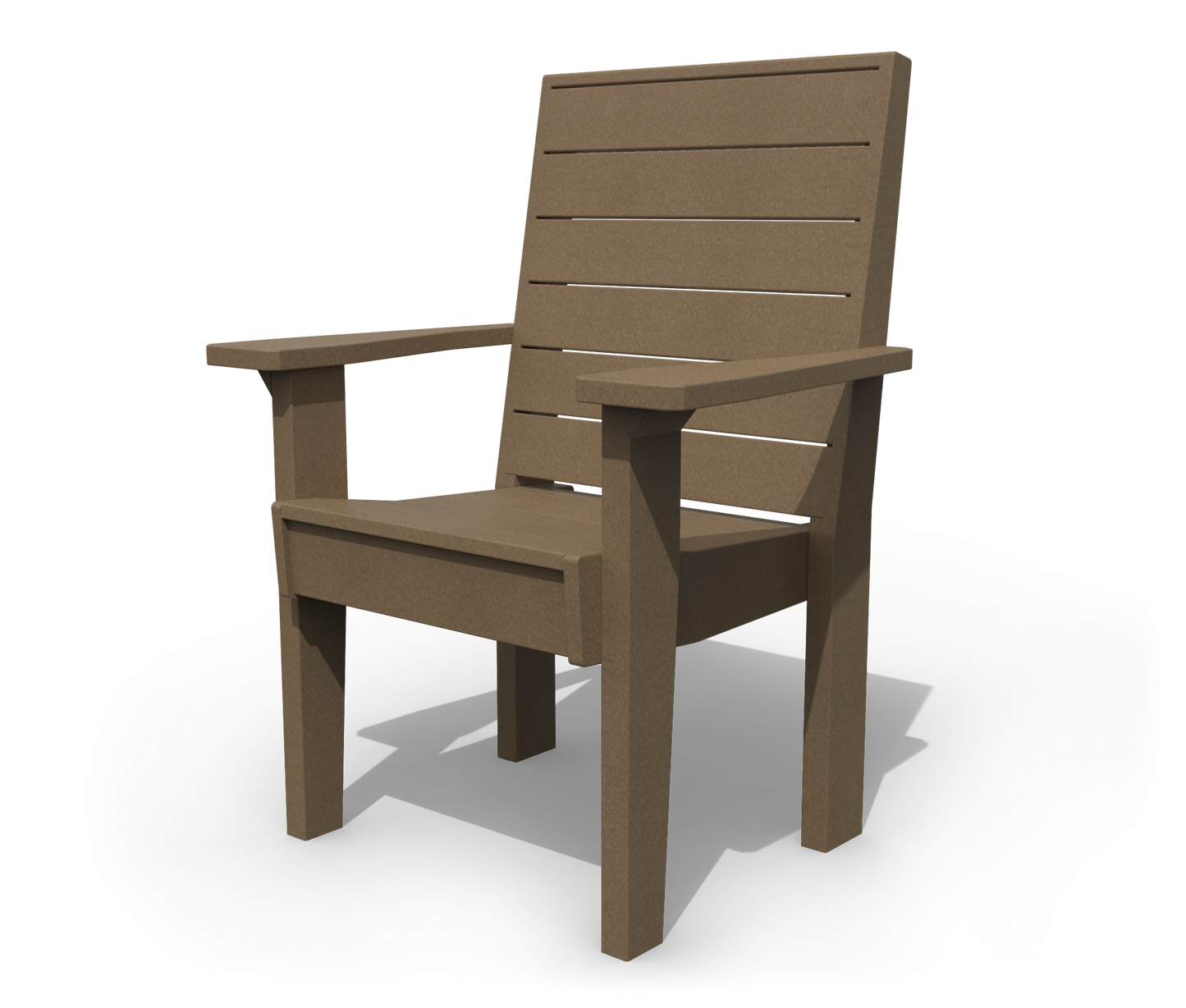 Patiova Recycled Plastic Coastal Dining Arm Chair - LEAD TIME TO SHIP 3 WEEKS