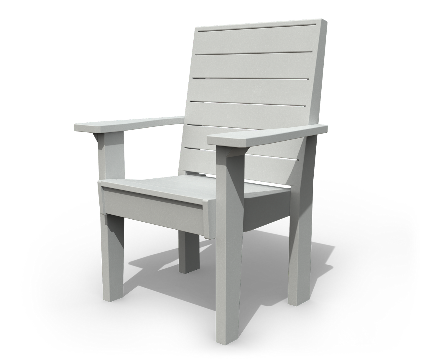 Patiova Recycled Plastic Coastal Dining Arm Chair - LEAD TIME TO SHIP 3 WEEKS