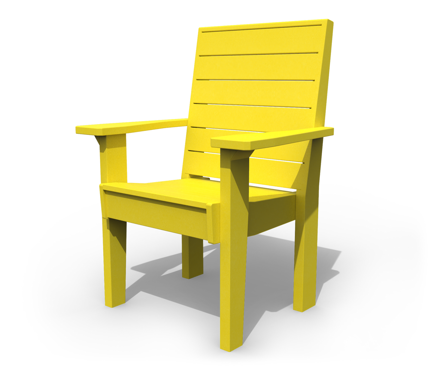 Patiova Recycled Plastic Coastal Dining Arm Chair - LEAD TIME TO SHIP 3 WEEKS