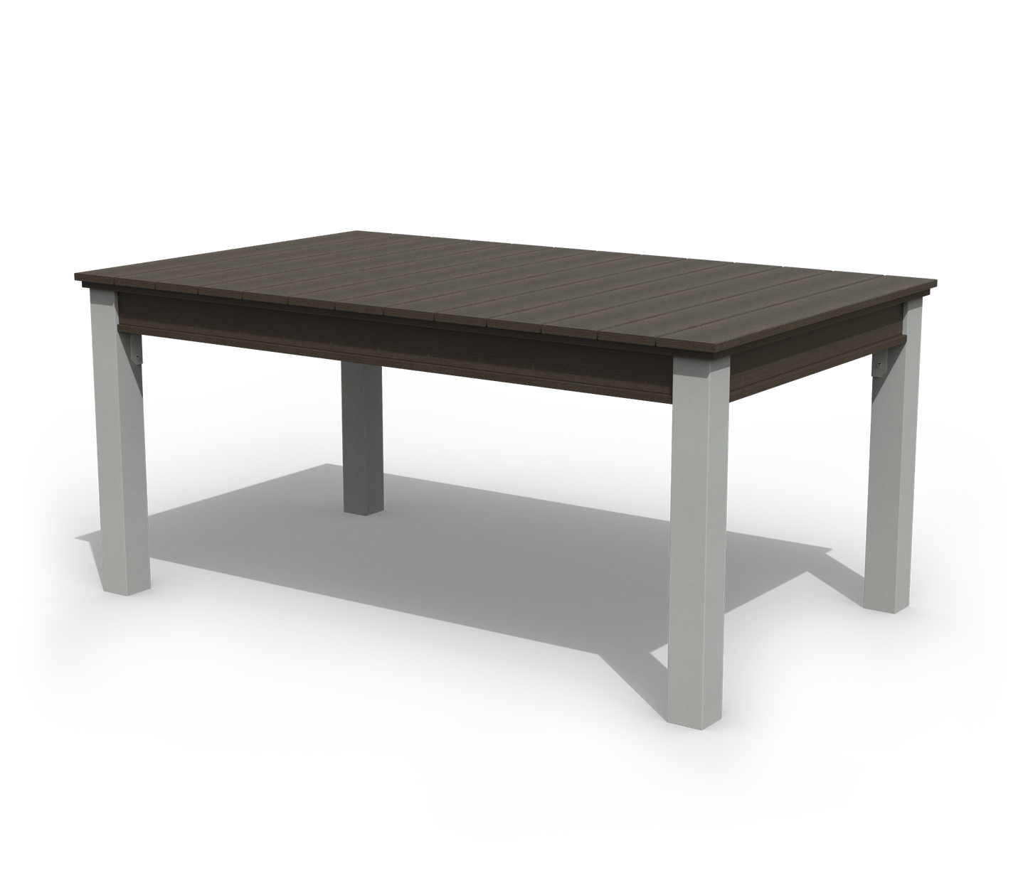 Patiova Recycled Plastic 4'x6' Coastal Dining Table - LEAD TIME TO SHIP 3 WEEKS