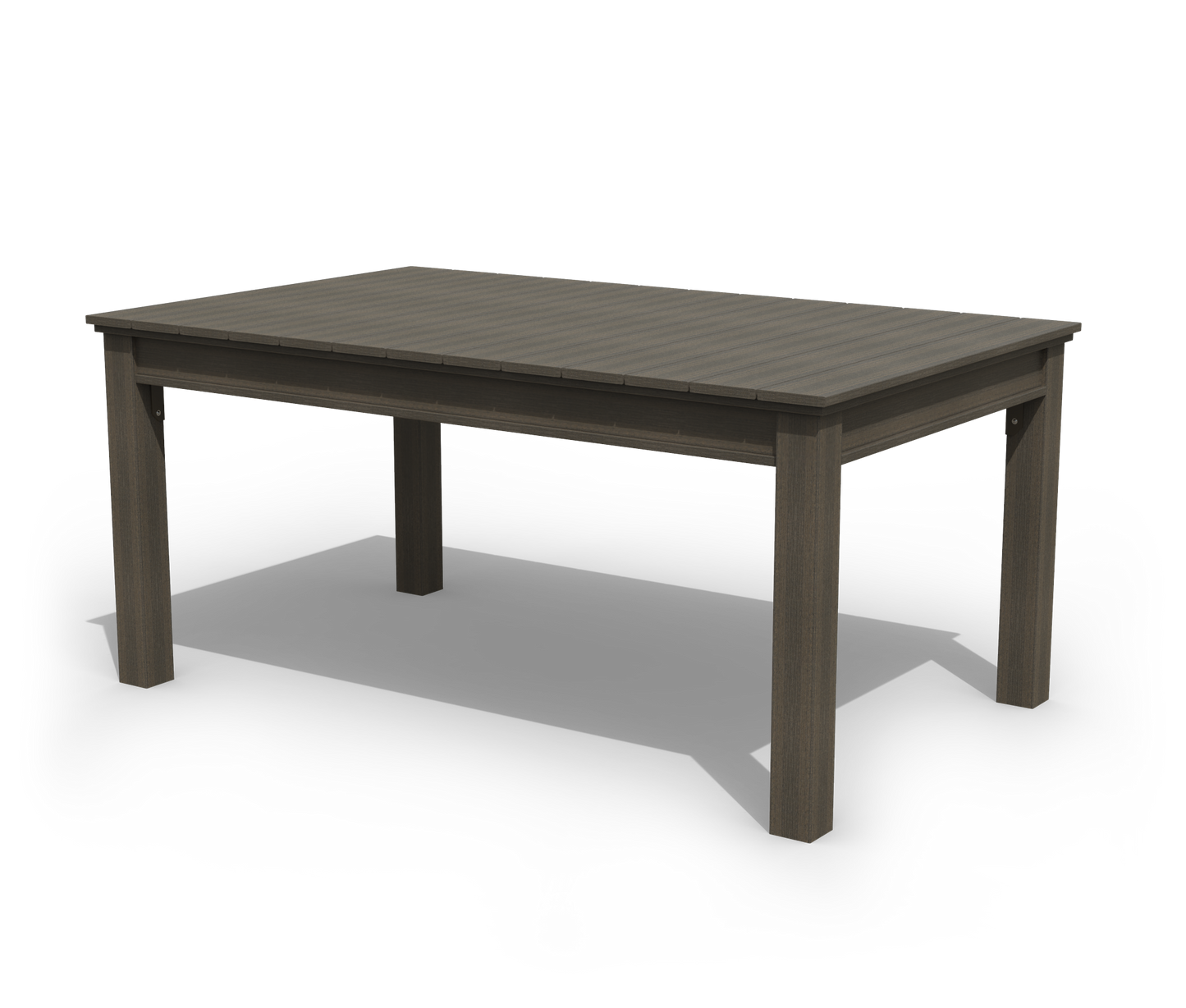 Patiova Recycled Plastic 4'x6' Coastal Dining Table - LEAD TIME TO SHIP 3 WEEKS