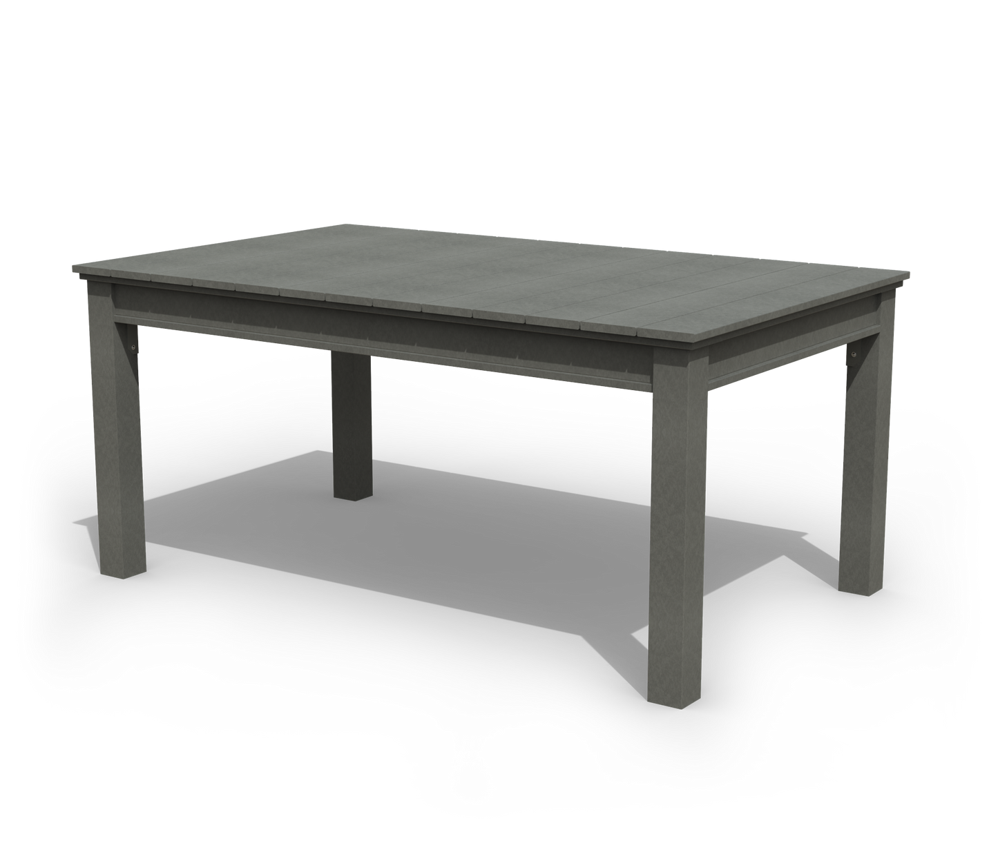 Patiova Recycled Plastic 4'x6' Coastal Dining Table - LEAD TIME TO SHIP 3 WEEKS