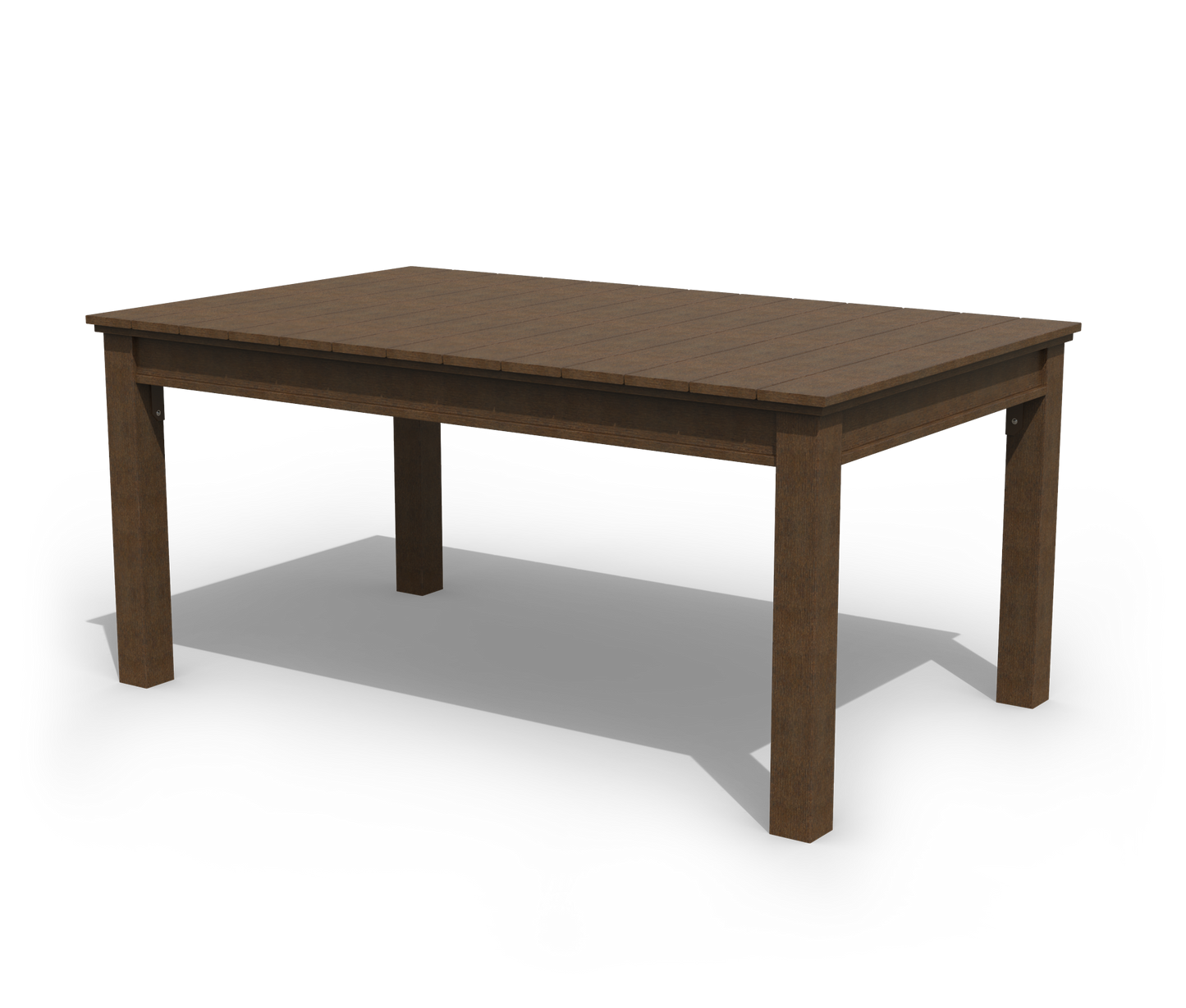Patiova Recycled Plastic 4'x6' Coastal Dining Table - LEAD TIME TO SHIP 3 WEEKS