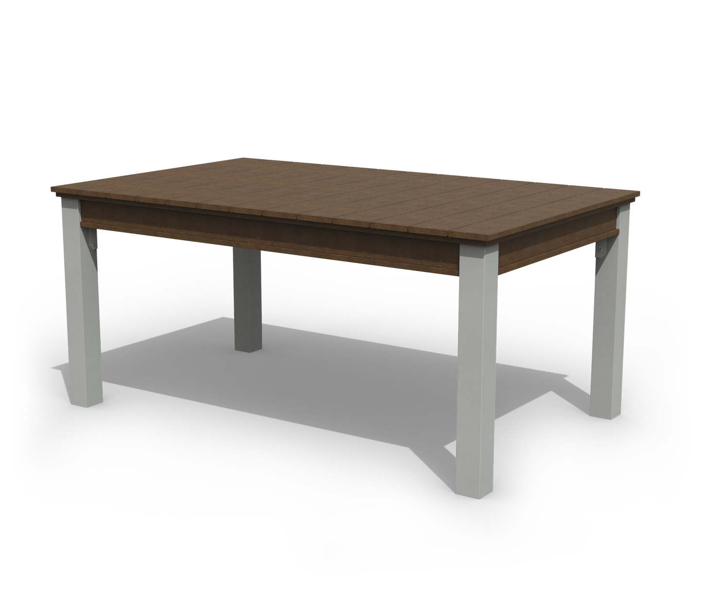Patiova Recycled Plastic 4'x6' Coastal Dining Table - LEAD TIME TO SHIP 3 WEEKS