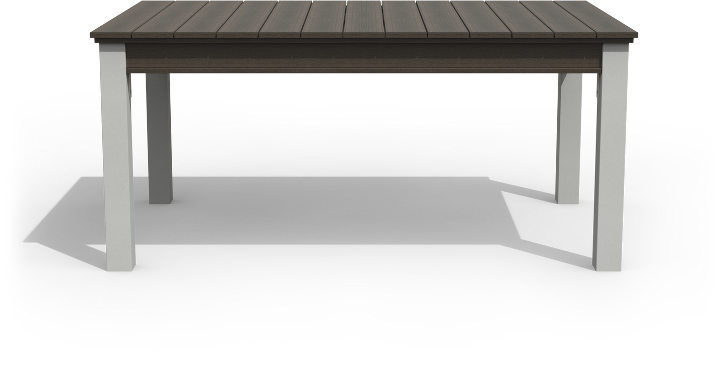Patiova Recycled Plastic 4'x6' Coastal Dining Table - LEAD TIME TO SHIP 3 WEEKS