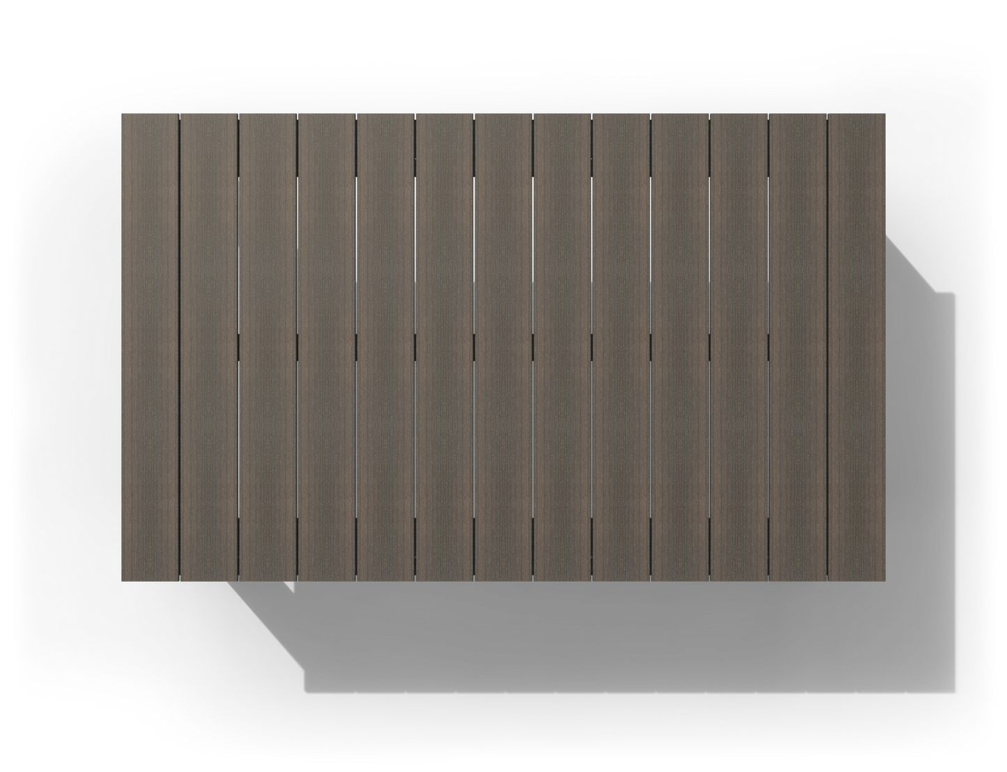Patiova Recycled Plastic 4'x6' Coastal Dining Table - LEAD TIME TO SHIP 3 WEEKS
