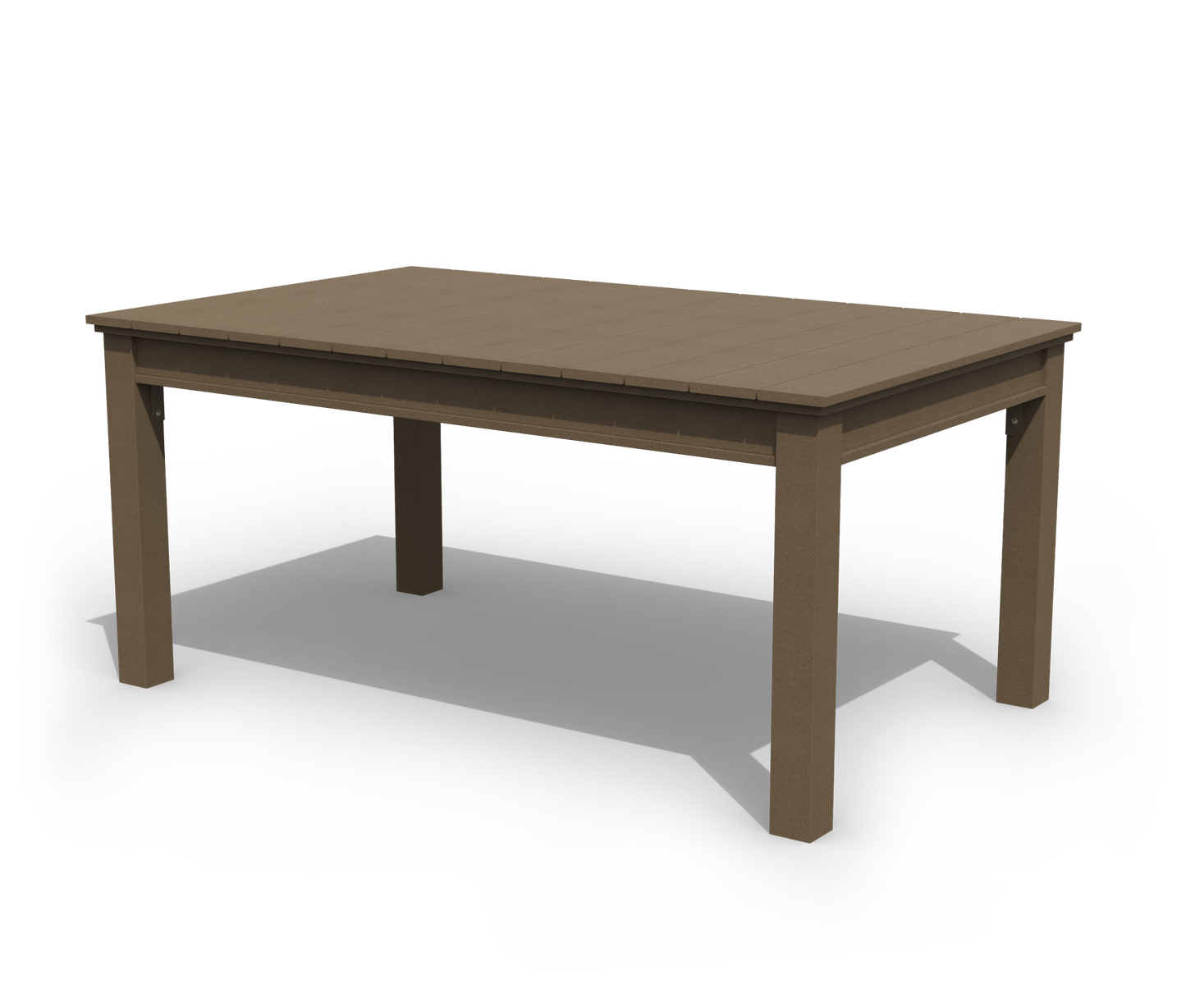 Patiova Recycled Plastic 4'x6' Coastal Dining Table - LEAD TIME TO SHIP 3 WEEKS
