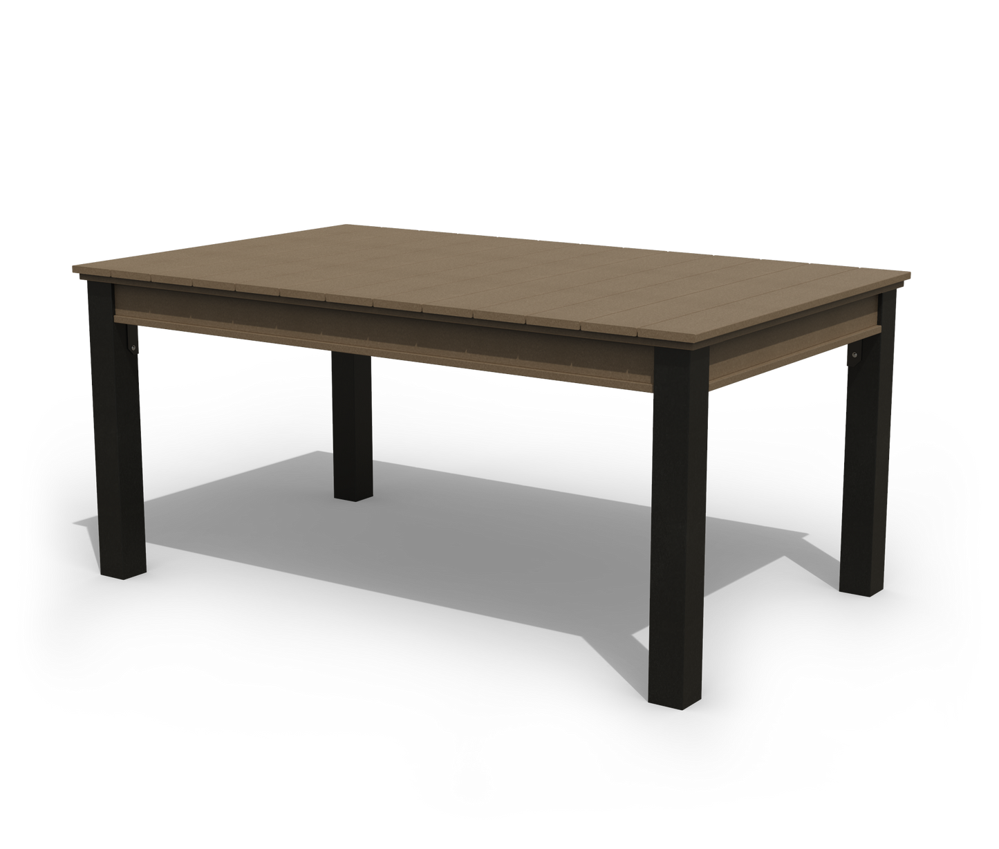 Patiova Recycled Plastic 4'x6' Coastal Dining Table - LEAD TIME TO SHIP 3 WEEKS