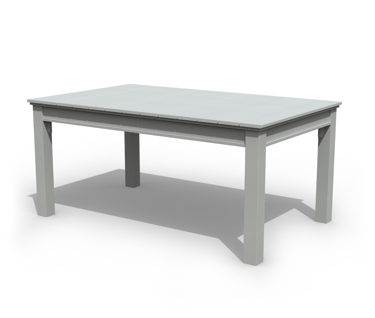 Patiova Recycled Plastic 4'x6' Coastal Dining Table - LEAD TIME TO SHIP 3 WEEKS