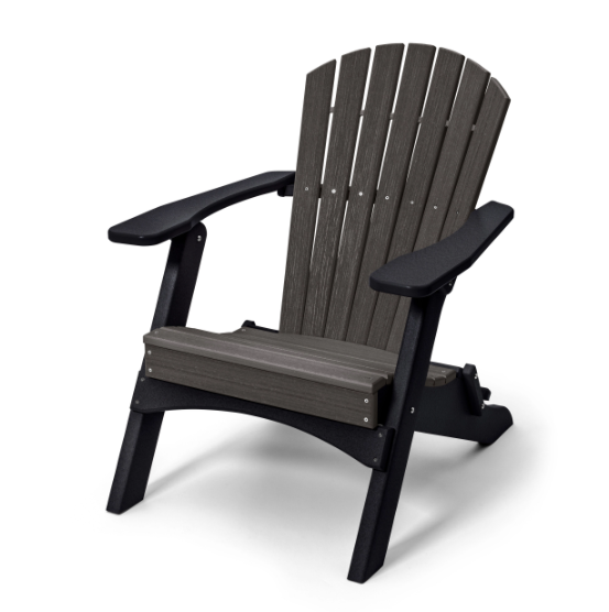 Perfect Choice Recycled Plastic Classic Folding Adirondack Chair - LEAD TIME TO SHIP 4 WEEKS OR LESS